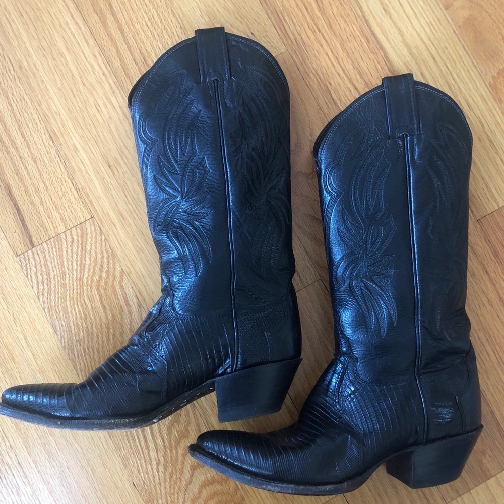 Black Cowboy Boots